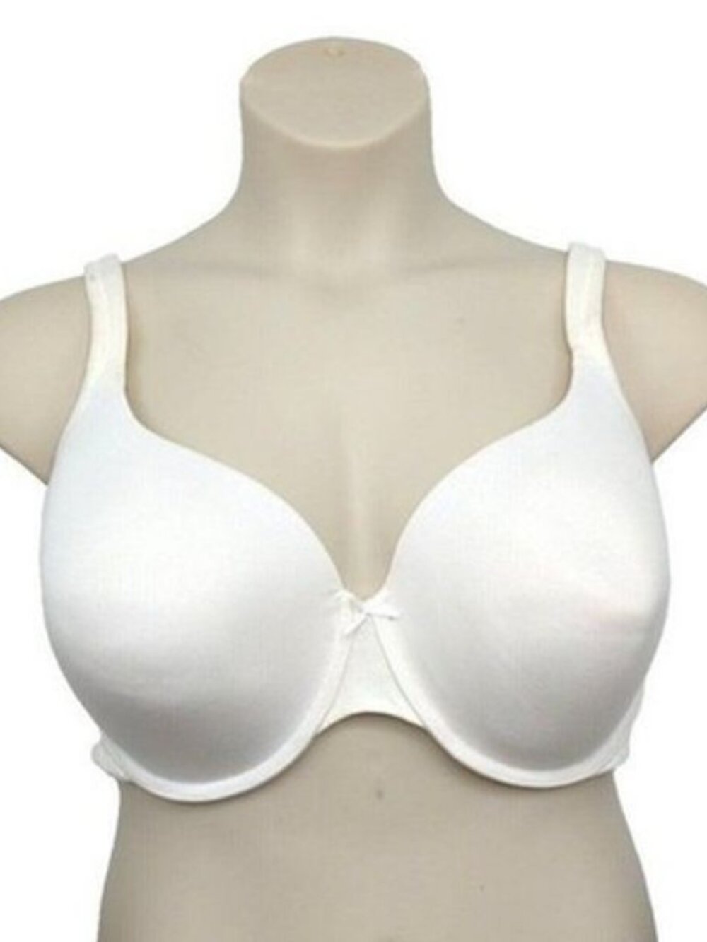 Cacique Lane Bryant Womens Bra Plus Size 44G White Full Coverage Bra Cotton